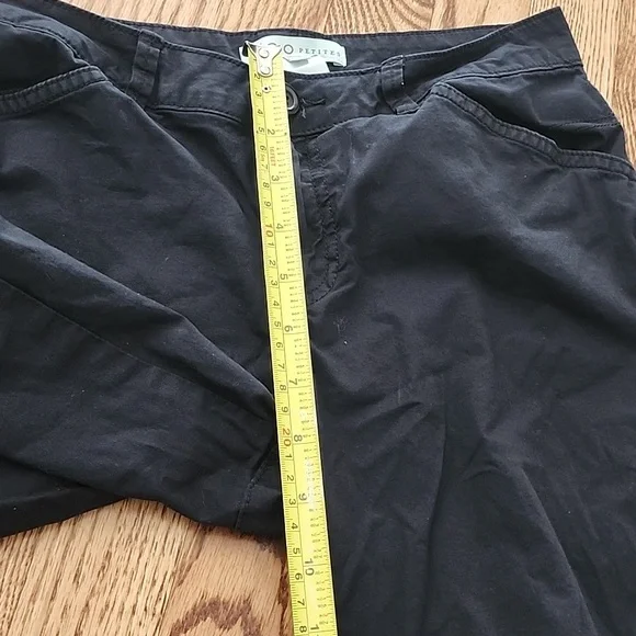 (2) Cleo Petites Slim Cargo Shorts Classic Black - Picture 7 of 9